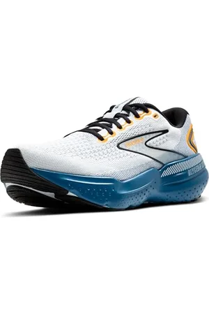 Brooks Herren Glycerin GTS 21 Supportive Running Shoe, Weiß/Saphir/Orange, 42 EU