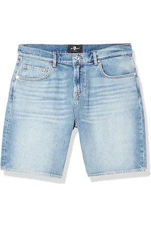 7 for all Mankind Herren Jssrc100 Denim Shorts, , 38 EU