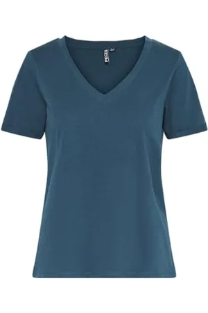 Pieces® Pcria Ss V-Neck Solid Tee Noos