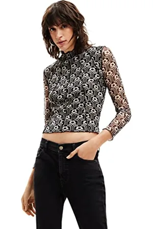 Desigual Damen Long Sleeve T-Shirt, , XS EU