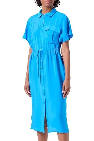 VERO MODA VMIRIS S/S Shirt Calf Dress WVN GA NOOS