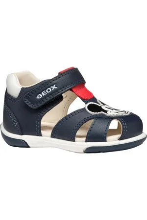 Geox Baby-Jungen B ZAPITO Boy Sandal, Navy/Red, 20 EU