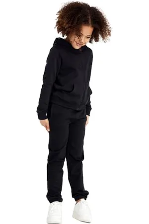 NAME IT KIDS Mädchen NKFSWEAT Pant UNB NOOS Jogginghose, Black, 92