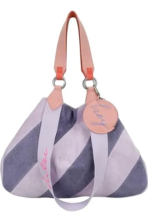 Fritzi aus Preußen Damen Izzy Medium Frottee Purple Shopper