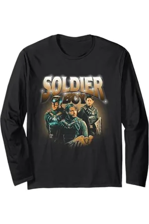 THE BOYS Soldier Boy Supe Charakter-90er-Collage Langarmshirt