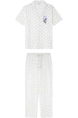 Women secret Damen Long Pyjama Multilicense Lucky Love Snoopy Pyjamas, , 36