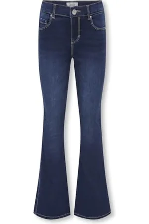 ONLY Mädchen Kogroyal Reg Flared DNM Pim0237 Noos Jeanshose, , 140 EU