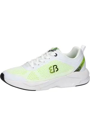 BRUTTING Herren Basejumper Laufschuhe, weiß/Lemon, 36 EU