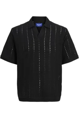 JACK & JONES Jorparos Knit Easter Ss Crochet Polo