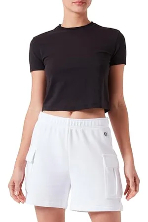 Champion Damen Legacy Icons W Spring Terry Cargo Bermuda Klassische Shorts, , l