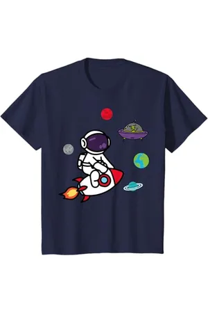 UNITED LABELS Kinder Kidslover - Astronaut reitet auf der Rakete T-Shirt