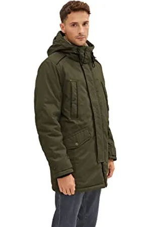 TOM TAILOR Herren Parka mit Teddyfell 1032494, , XL