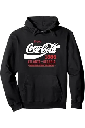 Coca-Cola Klassisches Coca Cola Logo in Weiß Pullover Hoodie
