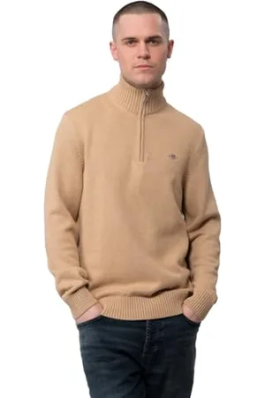 GANT Herren Casual Cotton Half Zip Pullover, , L