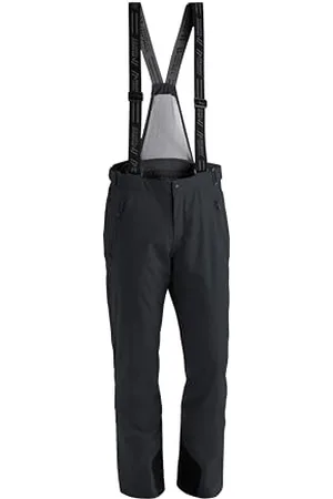 Maier Sports Anton 2, Herren Skihose, Wasserdichte Schneehose mit Hosenträgern, Stretchmaterial und verstellbarer Bund, PFC-frei, mTHERM Wattierung & mTEX Wetterschutz, , Gr. 60 (W44/L33)