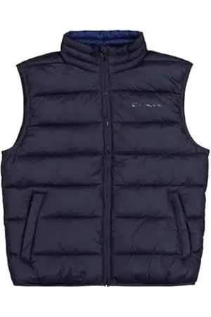 Champion Herren Legacy Outdoor (220343) -Wr Light Nylon Cirè 35gr Tonal Script Logo High-Neck Gepolsterte Weste, , L