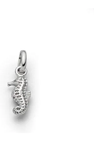 DUR Einzel Charm-Anhänger Seepferd für Damen aus 925er Sterling- in der Farbe , Maße: 5x20 cm, F158