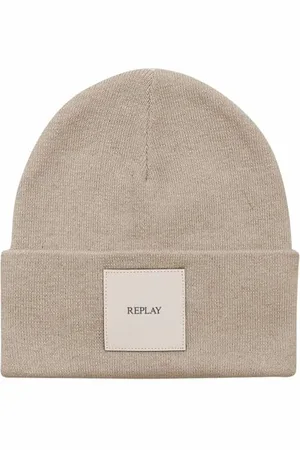 Replay Unisex Mütze Winter, Beige (Fog 0103), OneSize