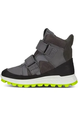Ecco Jungen EXOSTRIKE KIDS Mid-cut Boot, Grau (Black/Dark Shadow), 32 EU