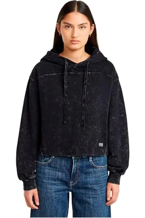 G-Star Overdyed Loose Hooded Sweatshirt