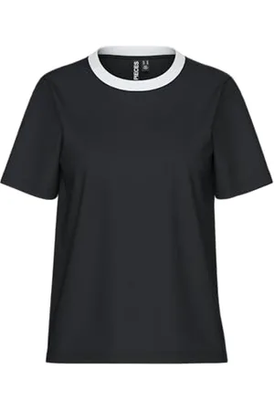 Pieces® Damen Pcria Ss Solid Tee Noos Bc T-Shirt 17140802 , ,M