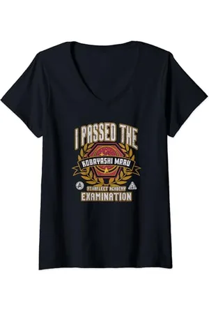 Star Trek II: The Wrath Of Kahn I Passed The Kobayashi Maru T-Shirt mit V-Ausschnitt