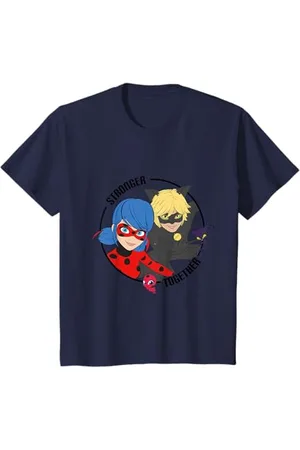 MIRACULOUS Kinder Ladybug - Cat Noir Tikki Zusammen sind wir stärker T-Shirt