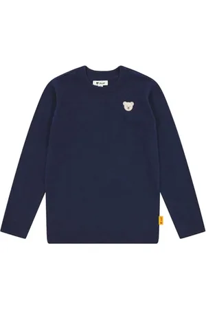 Steiff Pullover EU Größe 116 , Pulli langärmelig, Kinder-Pulli, Rundkragen, warm und bequem, waschmaschinenfest