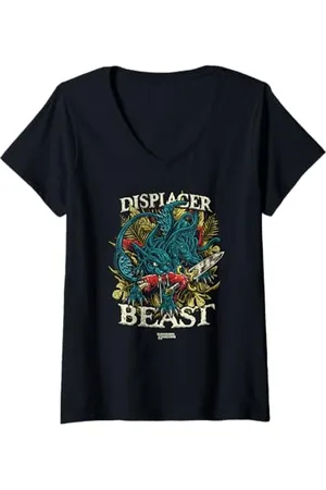Dungeons & Dragons Damen Displacer Beast T-Shirt mit V-Ausschnitt