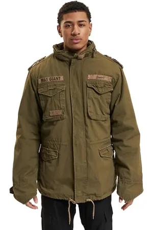 Brandit M65 Giant Field Jacket NEU Army Winterjacke + Futter US Parka Outdoorjacke, Größe: 3XL, Farbe: Oliv