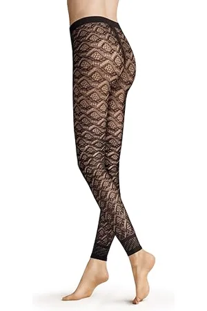Hudson Damen Leggings Graphic Crochet 40 den appearance Black 0005 40-42