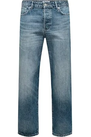 Only & Sons Male Normal geschnitten Jeans ONSEDGE Mittlere Taille Gerade geschnitten Jeans