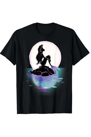 Disney Little Mermaid Ariel Colorful Sunset Moon T-Shirt T-Shirt