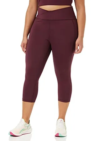 Amazon Damen Build Your Own Studio Sculpt Capri-Leggings mit gekreuzter Taille (Früher Core 10), , XXL Große Größen
