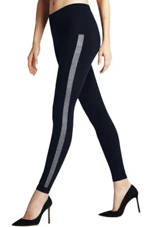 Falke Damen Leggings Clean Intensity W Le blickdicht gemustert 1 Stück, , L 44-46