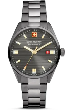 Swiss Military Hanowa SMWGH2200141 Roadrunner Herrenuhr mit Edelstahlband Saphirglas
