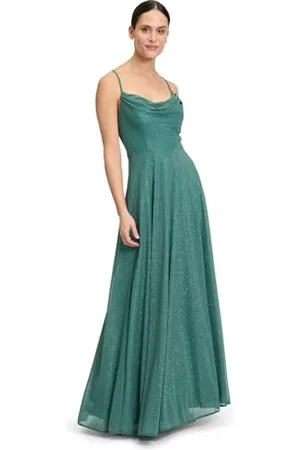 Vera Mont Damen Abendkleid mit Wasserfallausschnitt ,40