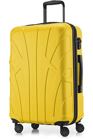 SUITLINE Hartschalen-Koffer Koffer Trolley Rollkoffer Reisekoffer, TSA, 66 cm, ca. 58 Liter, 100% ABS Matt