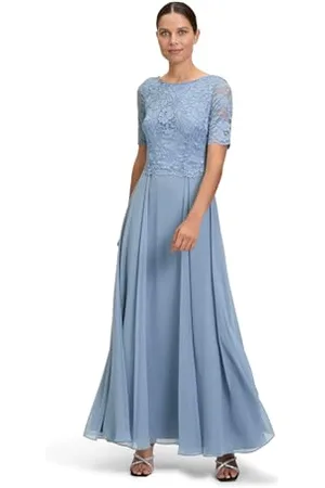 Vera Mont Damen Abendkleid mit Spitze ,46