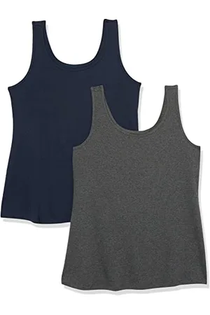 Amazon Damen Tanktop in Übergröße, 2er-Pack, , XL Große Größen