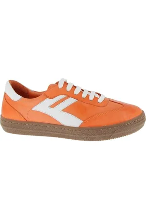 Andrea Conti Damen Low Top Freya Sneaker, Papaya/weiß/Dark Gum, 42 EU