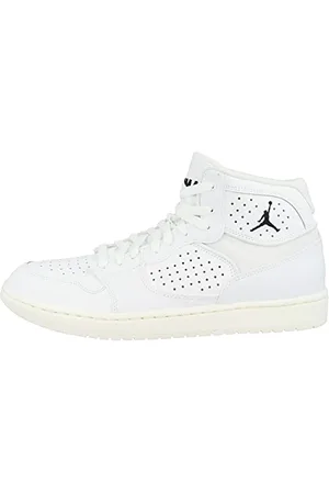 Nike Herren Jordan Access Sneakers, Mehrfarbig (White/White-Pale Ivory-Metallic Gold 100), 46 EU