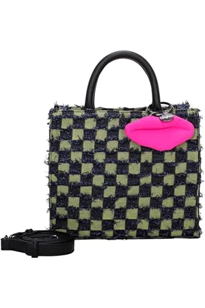 Buffalo Damen Big Boxy Collection Fancy Squares Yellow Shopper