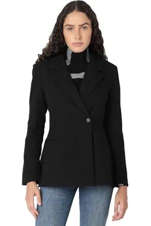 VERO MODA Damen VMELMA LS Fitted Blazer, Black, 42
