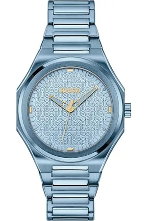 HUGO BOSS Uhr mit DREI-Zeiger-Quarzwerk für Damen Kollektion #Grail for HER mit Edelstahlarmband