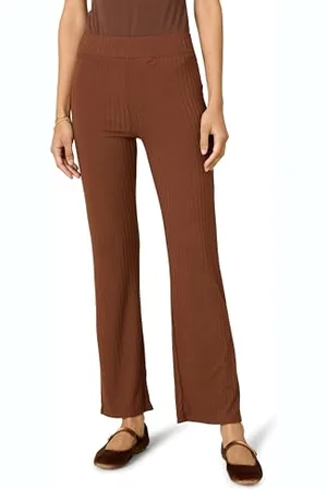 Amazon Damen Weitgerippte, ausgestellte Knöchelhose (Früher Daily Ritual), , XXL