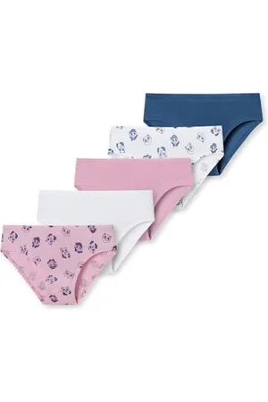 Schiesser Mädchen 5 Pack Slips Unterhosen-95/5 Organic Bio Baumwolle-Größe 140 Unterwäsche, , 92