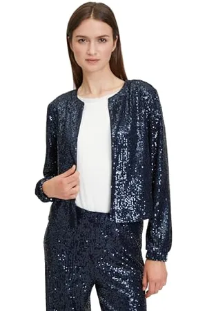 Betty & Co Damen 4310/3388 Blazer, Navy Blue, 42