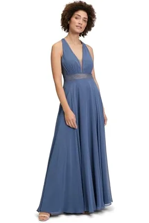 Vera Mont Damen Abendkleid mit Spitze ,38