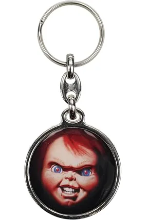 SD Toys Chucky runder Schlüsselanhänger aus Metall, , S